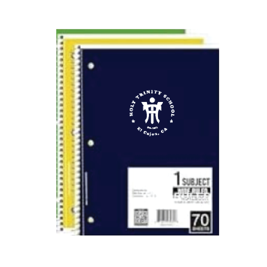 Holy Trinity Notebooks - College Rule
