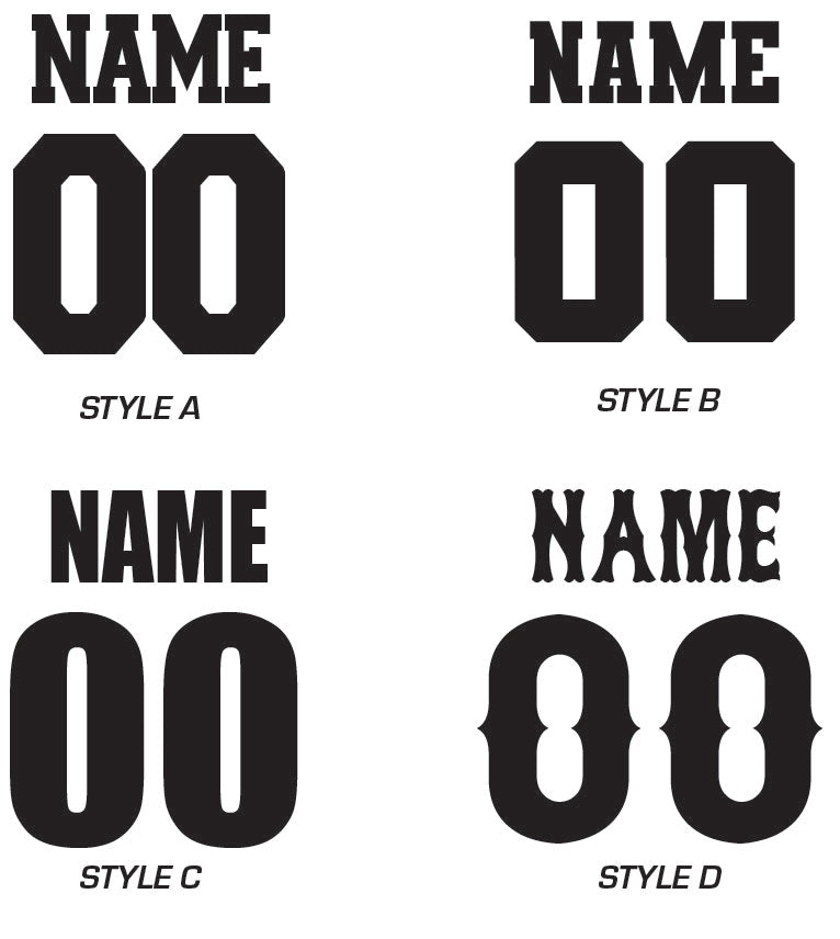 Team Uniforms Package - Add Names and Numbers